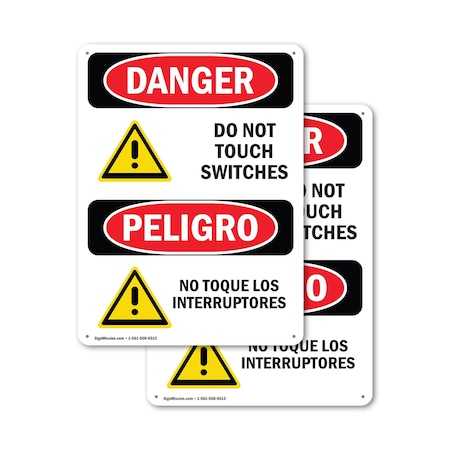 Signmission Safety Culture Sign, 18 in Width, Plastic, Rectangle, Bilingual OS-2PACK-DS-P-1824-VS-1176